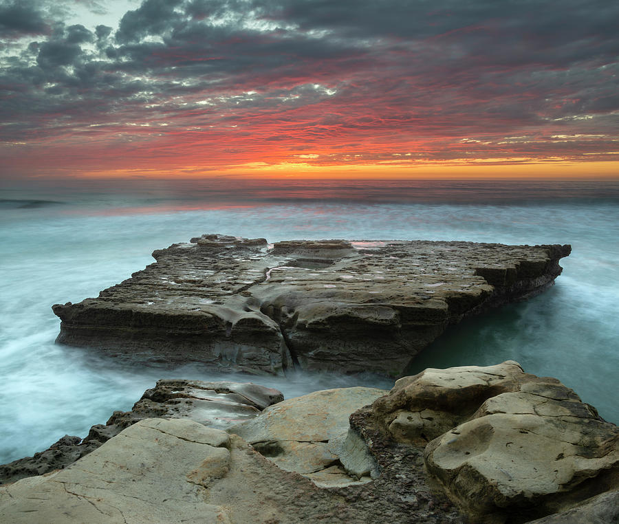 Torrey Pines Colorful Skies Photograph by William Dunigan - Fine Art ...