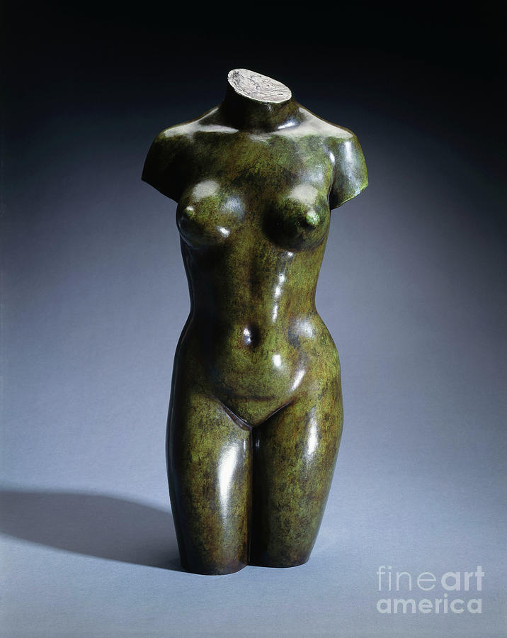 Nude Photograph - Torso Of A Young Woman by Aristide Maillol