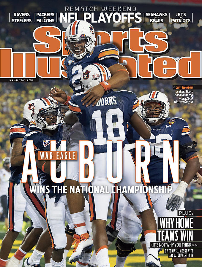 Tostitos Bcs National Championship Game - Oregon V Auburn Sports Illustrated Cover Photograph by Sports Illustrated