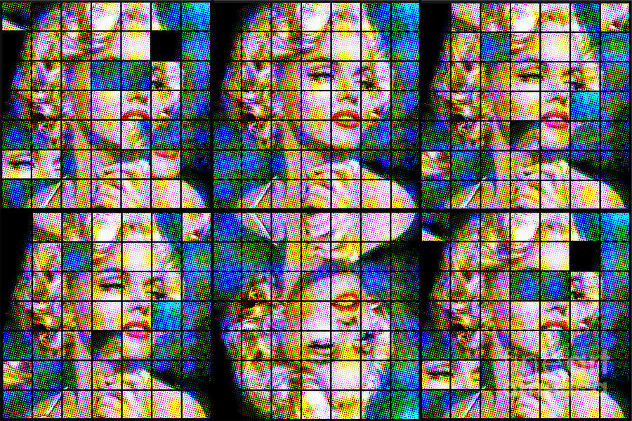 Marilyn Monroe Painting - TOTAL-REGAL MM 135 six by Theo Danella
