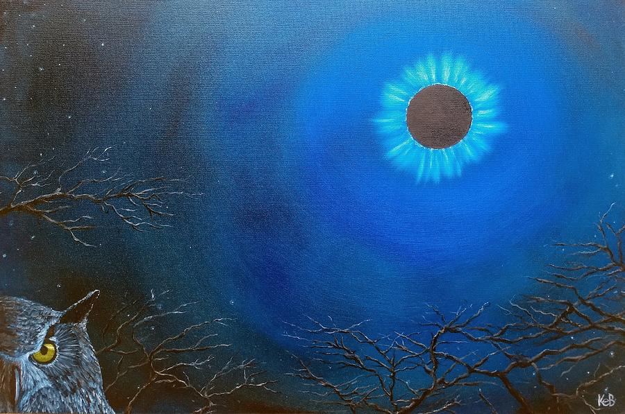 Totality Time to Wake Up Painting by Kevin Daly
