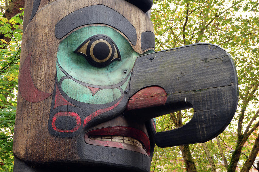 Totem at Pioneer Square Photograph by James Kirkikis