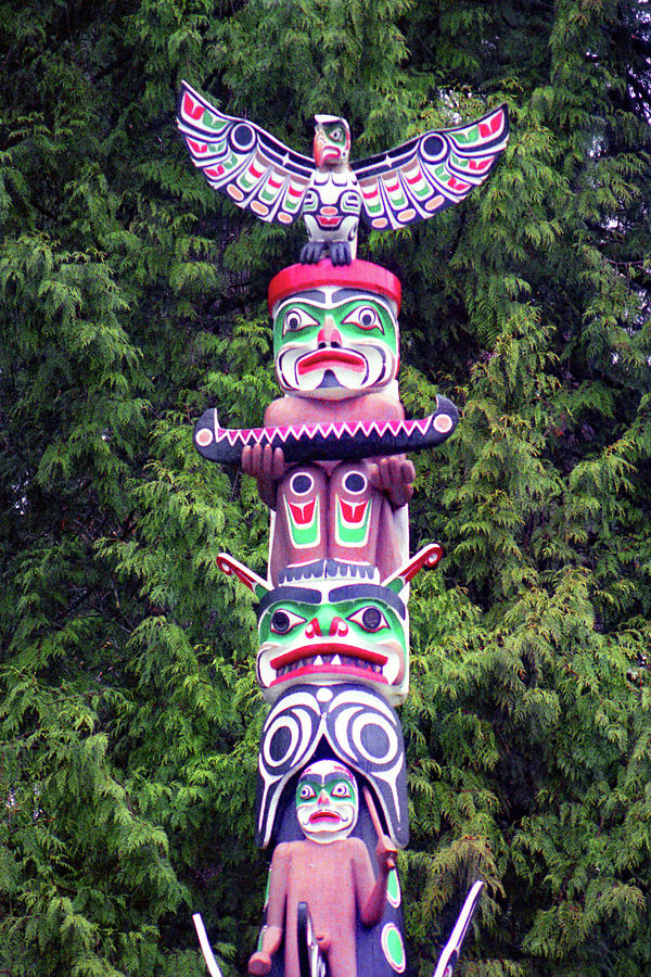 Totem Pole #2 Photograph by Jerry Griffin - Fine Art America