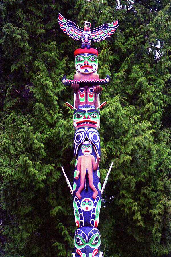 Totem Pole #4 Photograph by Jerry Griffin - Fine Art America