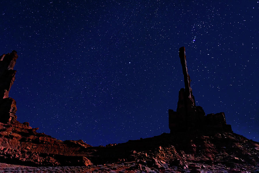 Totem Pole under the Night Sky by William Christiansen Totem Pole under the Night Sky by William Christiansen