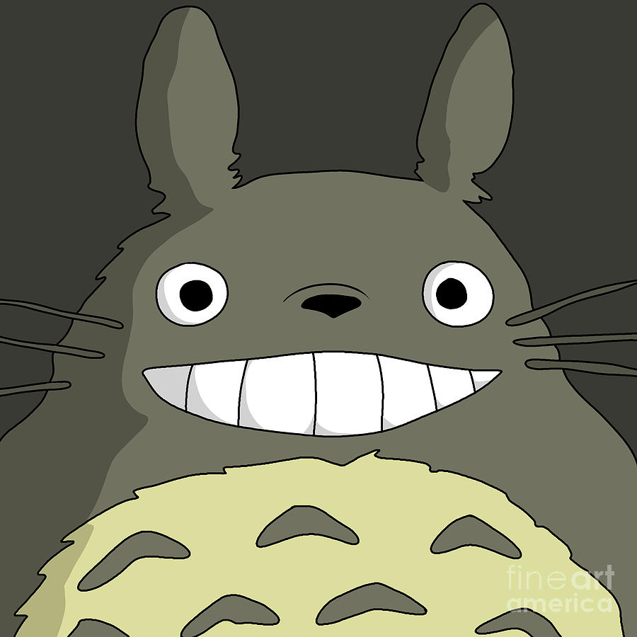 Totoro Digital Art by Valentina Hramov - Pixels