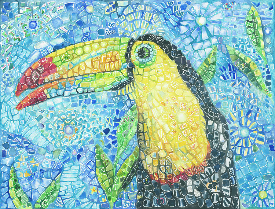 Toucan Charlie Painting by Charlsie Kelly