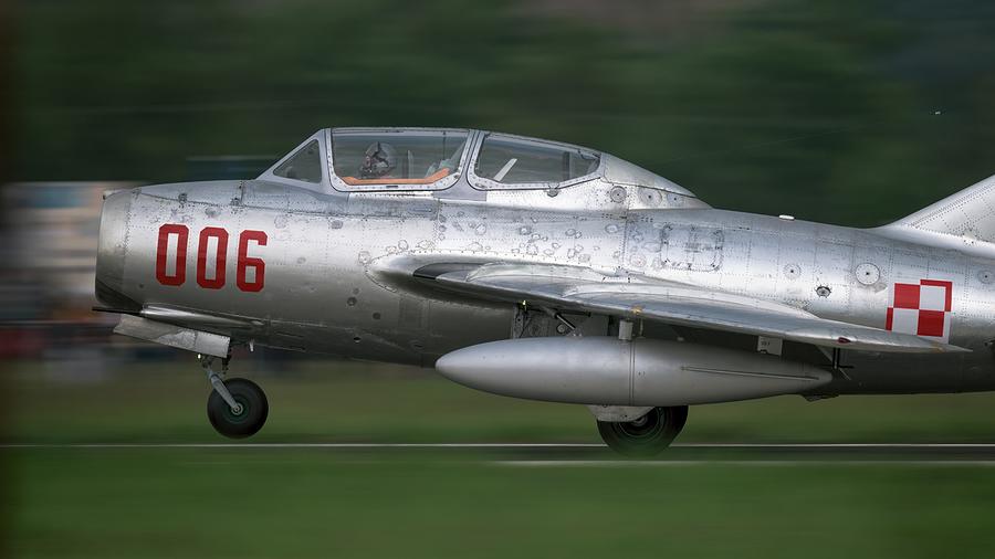 Jet Photograph - Touchdown by Piotr Wrobel