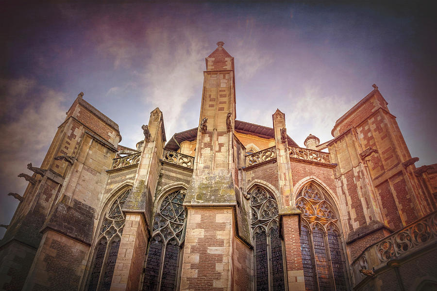 Romanesque Photograph - Toulouse France Cathedral Saint Etienne  by Carol Japp