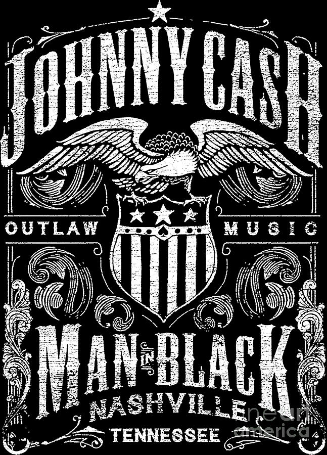 Johnny Cash Digital Art - Tour cash man by Aldanwardenso