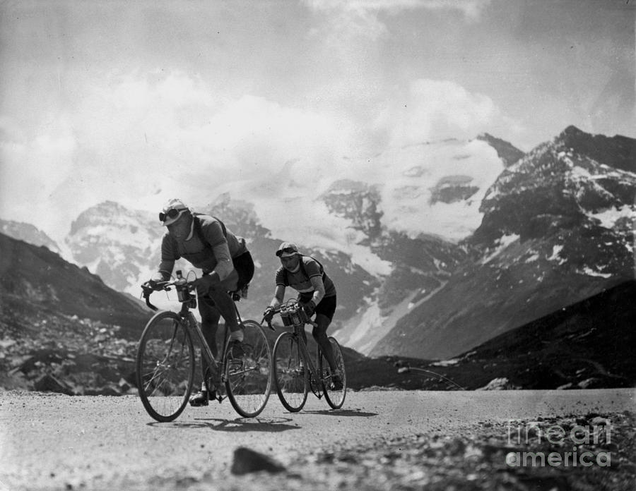 Mountain Photograph - Tour De France, 1939 by French School