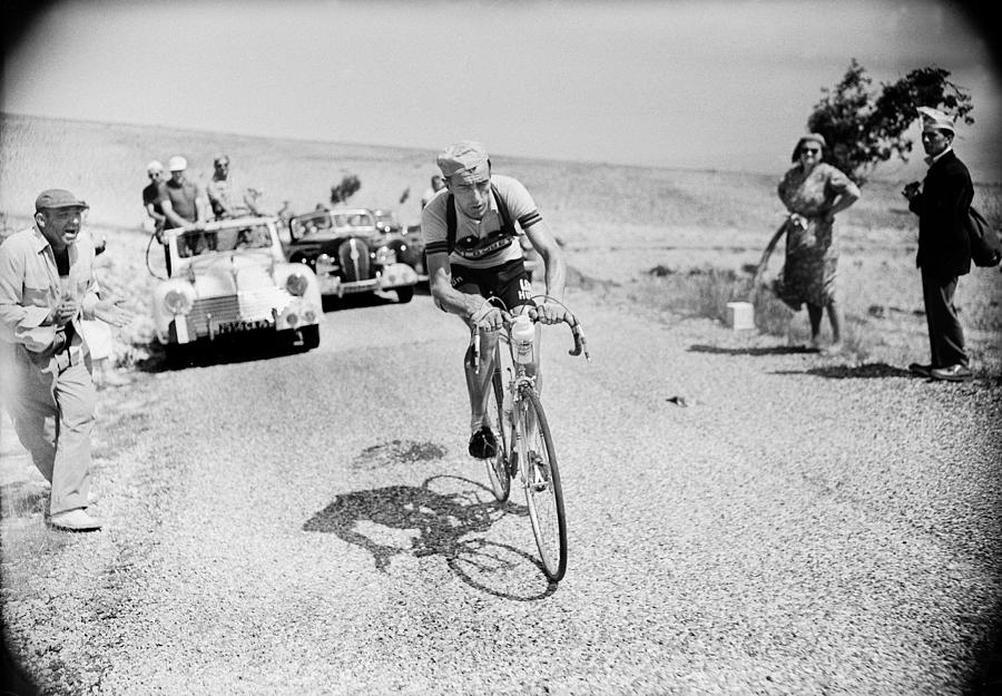 Tour De France 1955 The Cyclist Bobet Photograph by Keystone-france