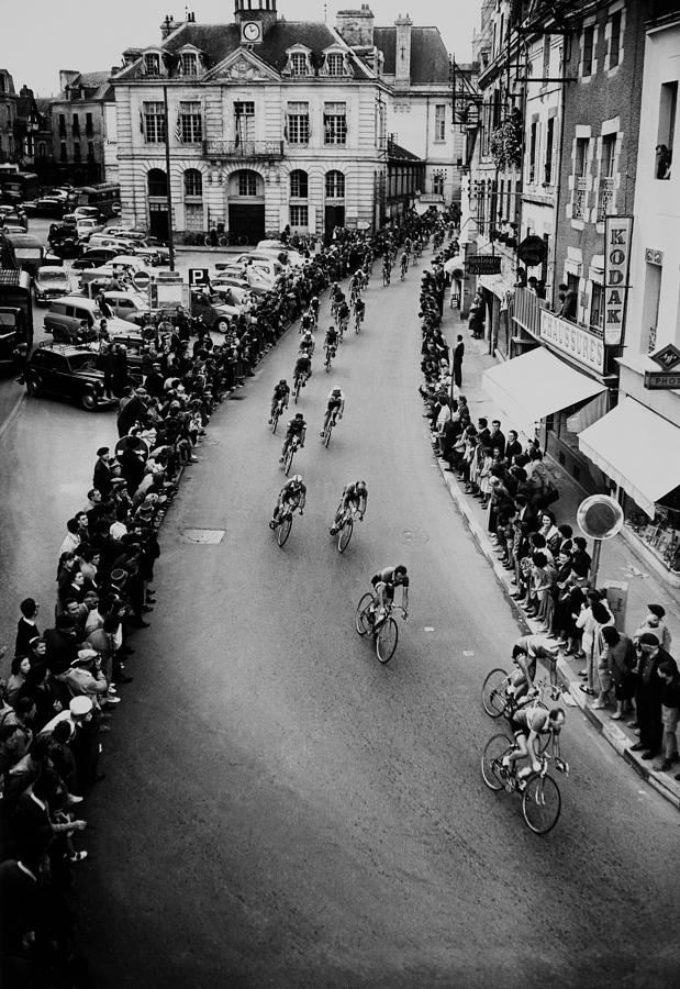 Black And White Photograph - Tour De France On July 1958 by Keystone-france
