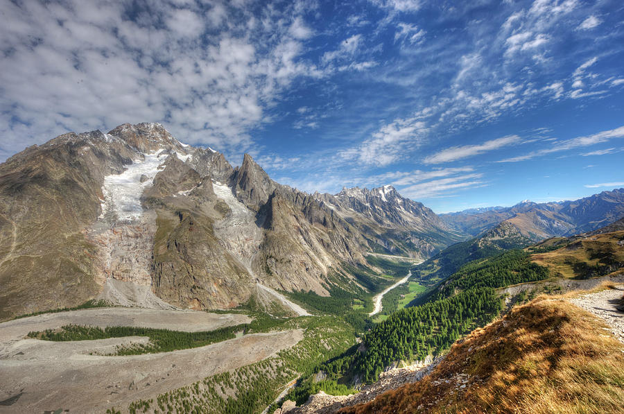 Tour Du Mont Blanc - Italy Photograph by Or Hiltch