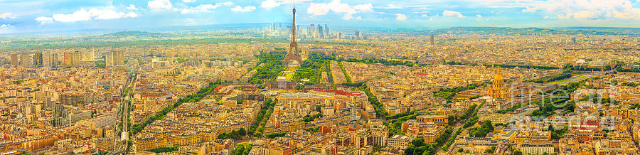 Tour Montparnasse Parisian panorama Photograph by Benny Marty