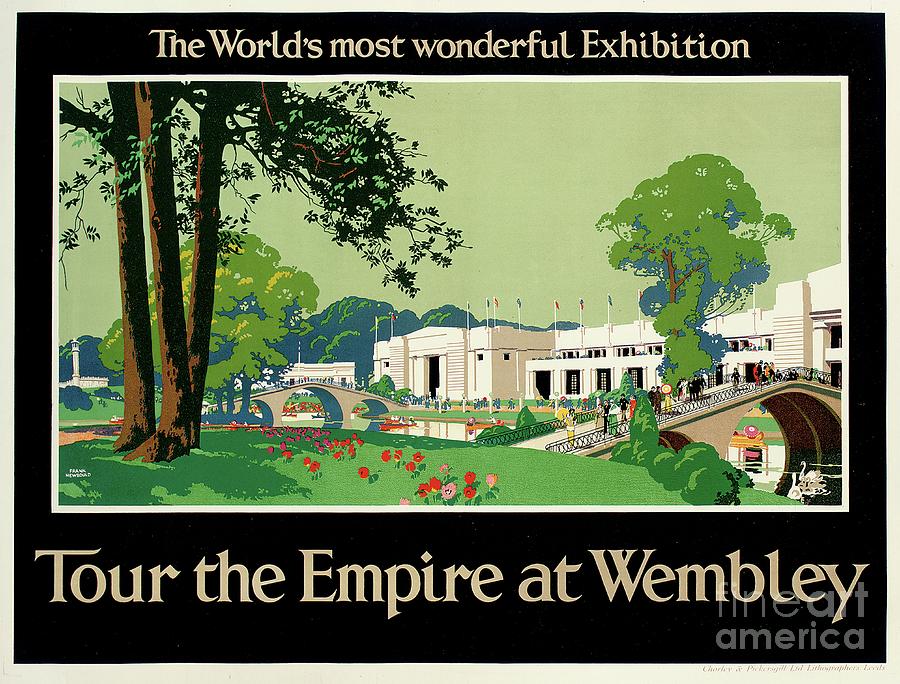 'tour The Empire At Wembley', Poster Advertising The British Empire ...