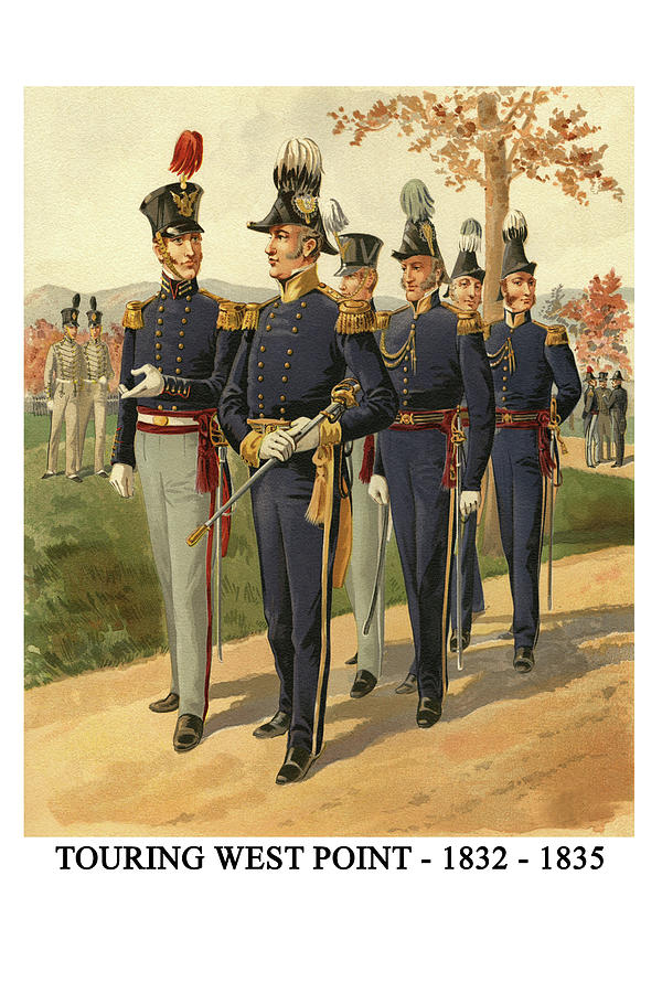 Touring West Point - 1832 - 1835 Painting by Henry Alexander Ogden ...