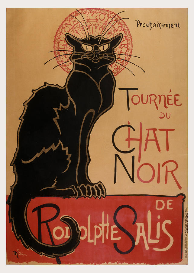 Tournee du Chat Noir Digital Art by Carlos V