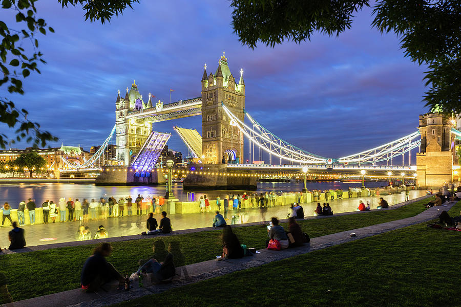 Architecture Digital Art - Tower Bridge, London, England by Andrea Armellin