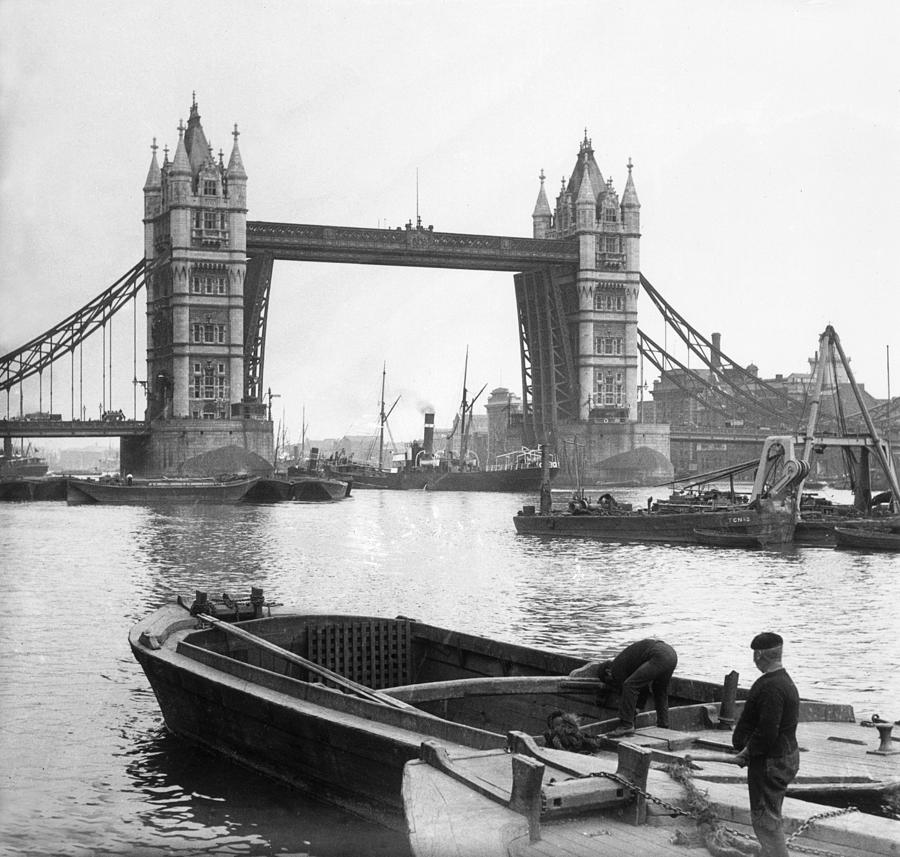 Tower Bridge Photograph by London Stereoscopic Company
