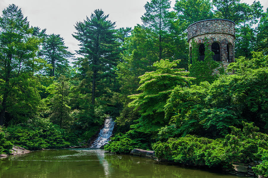 Garden Photograph - Tower - Longwood Gardens by Bill Cannon