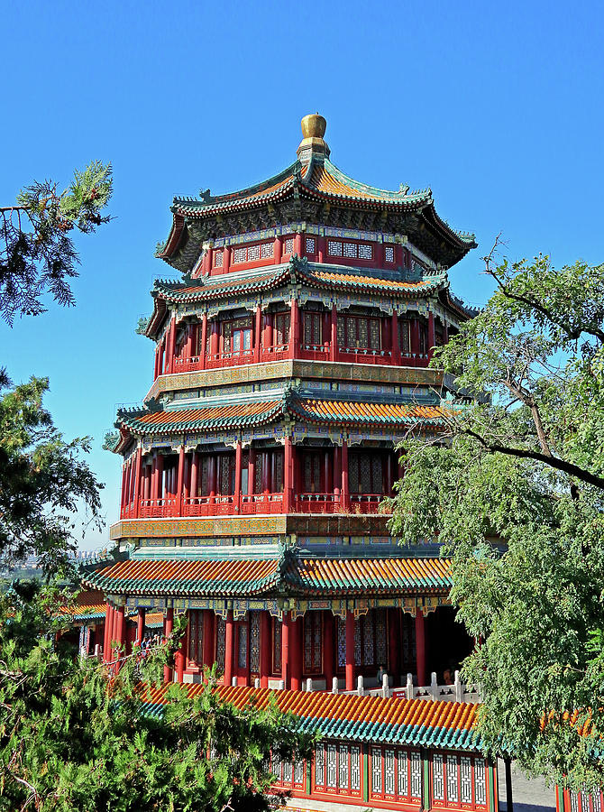 Tower of Buddhist Incense at The Summer Palace Photograph by Brendan ...