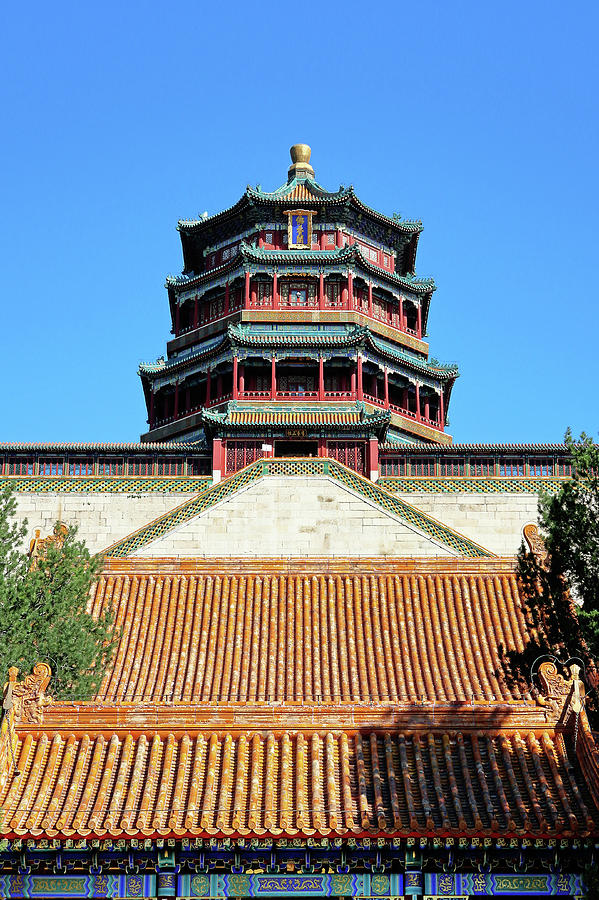 Tower of Buddhist Incense - China Photograph by Brendan Reals