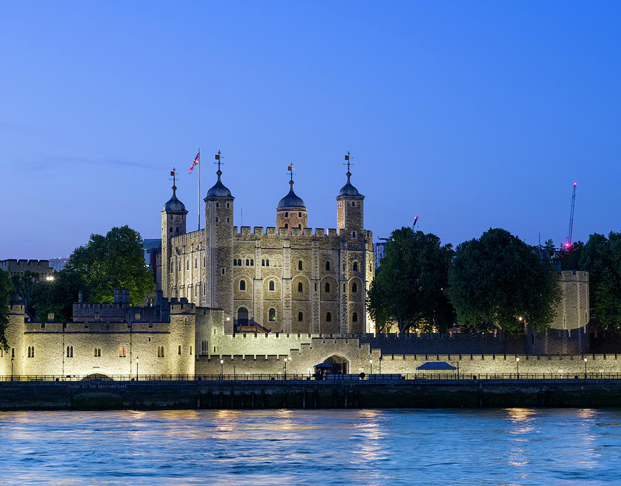 Tower of London at dusk Photograph by David L Moore