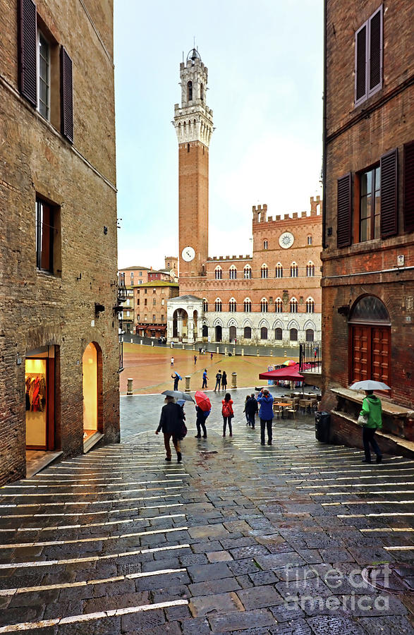 Tower of Mangia Siena 0456 Photograph by Jack Schultz