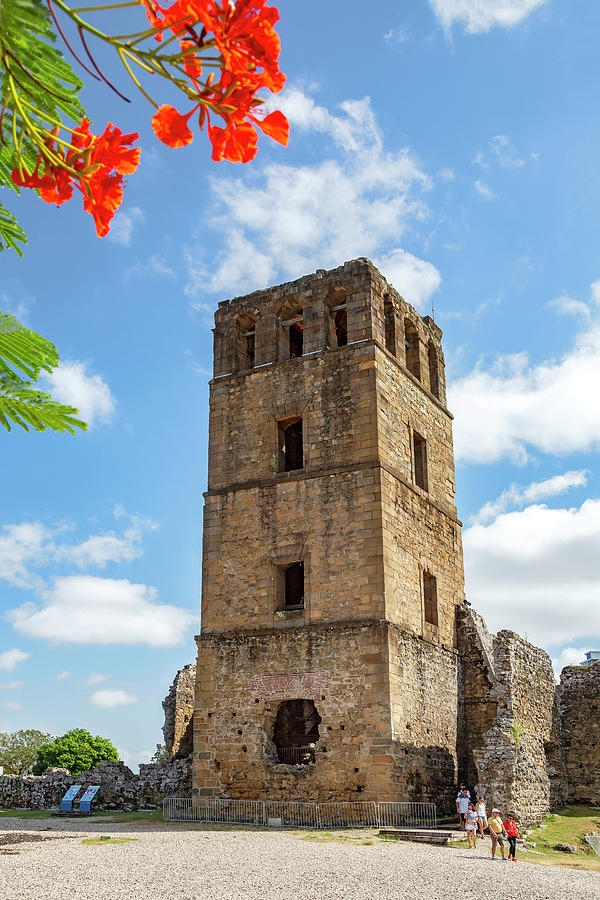 Tower, Old Panama, Panama Digital Art by Lumiere - Fine Art America