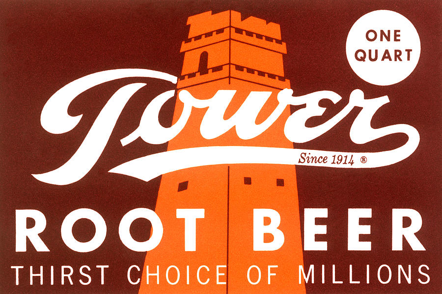 Tower Root Beer Painting by Unknown