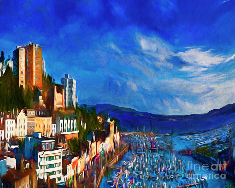 Towering Harbour Digital Art by Edmund Nagele FRPS