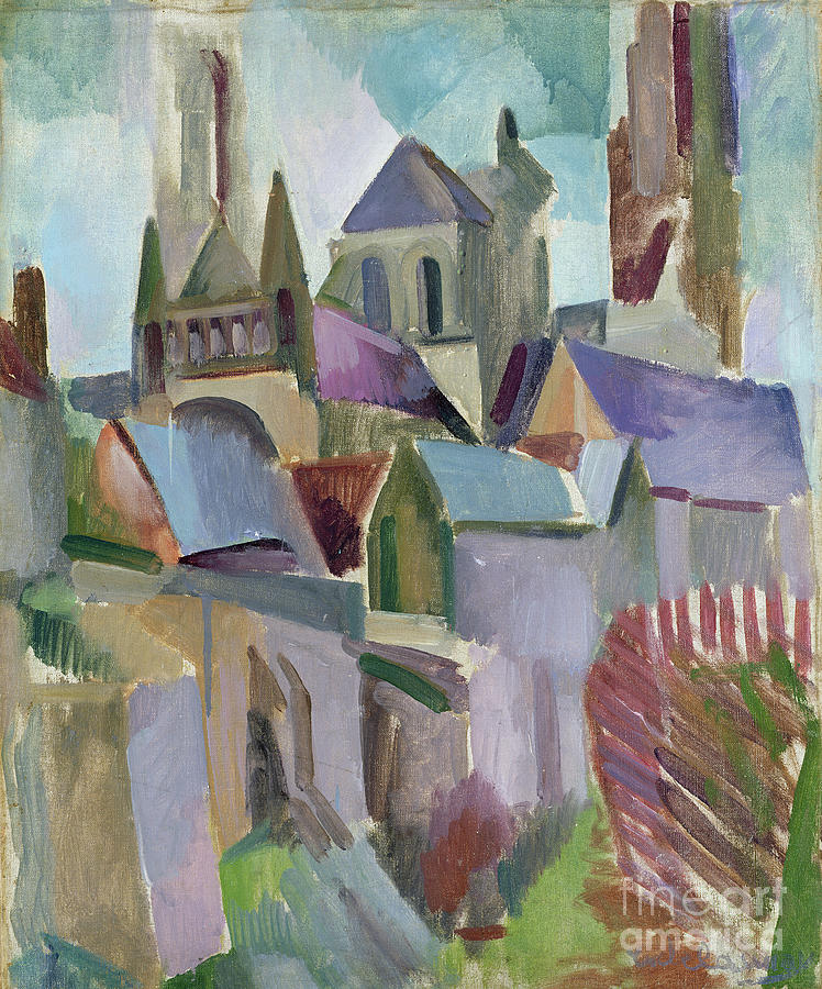 Robert Delaunay Painting - Towers Of Laon, 1912 by Robert Delaunay