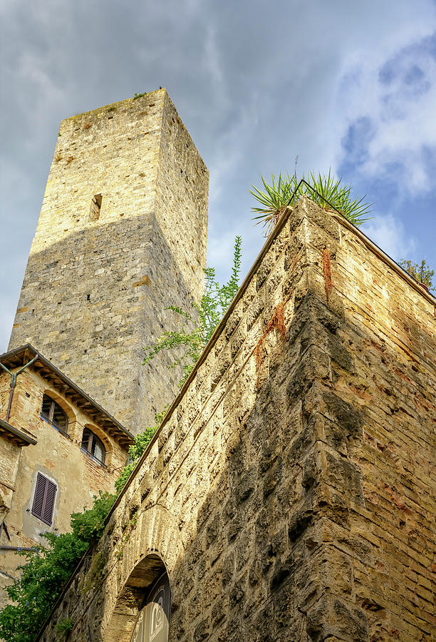 Architecture Photograph - Towers of San Gimignano Tuscany Italy by Joan Carroll
