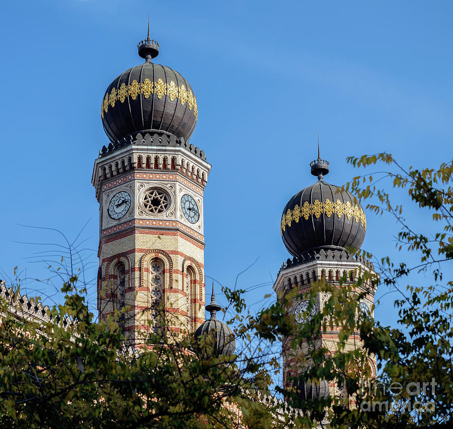 Towers Of The Dohany Street Synagogue Photograph