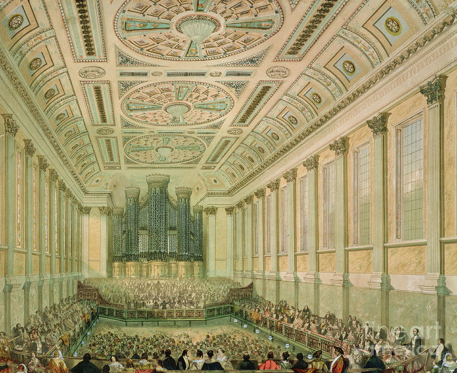 Town Hall, Interior Painting by English School - Pixels