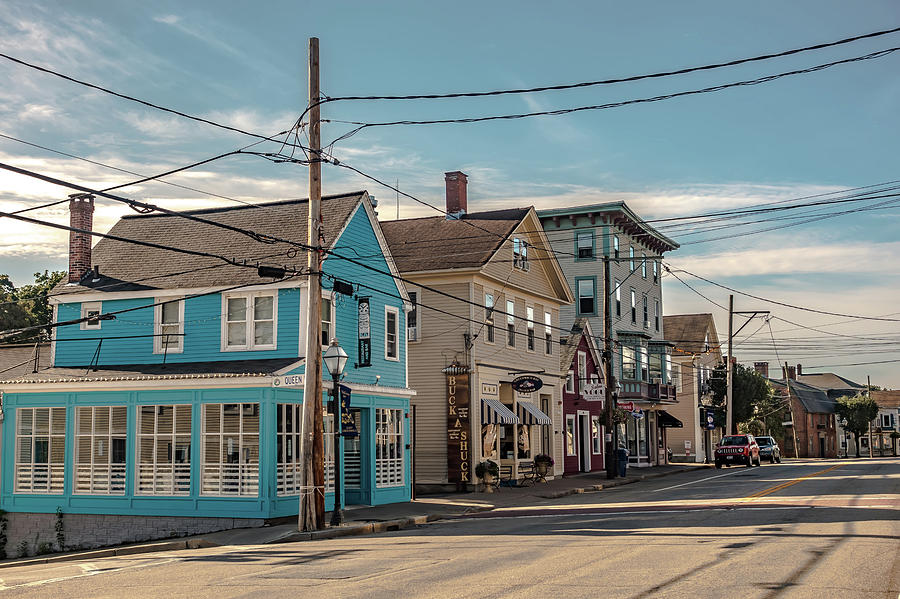 Town of east greenwich street scenes Photograph by Alex Grichenko