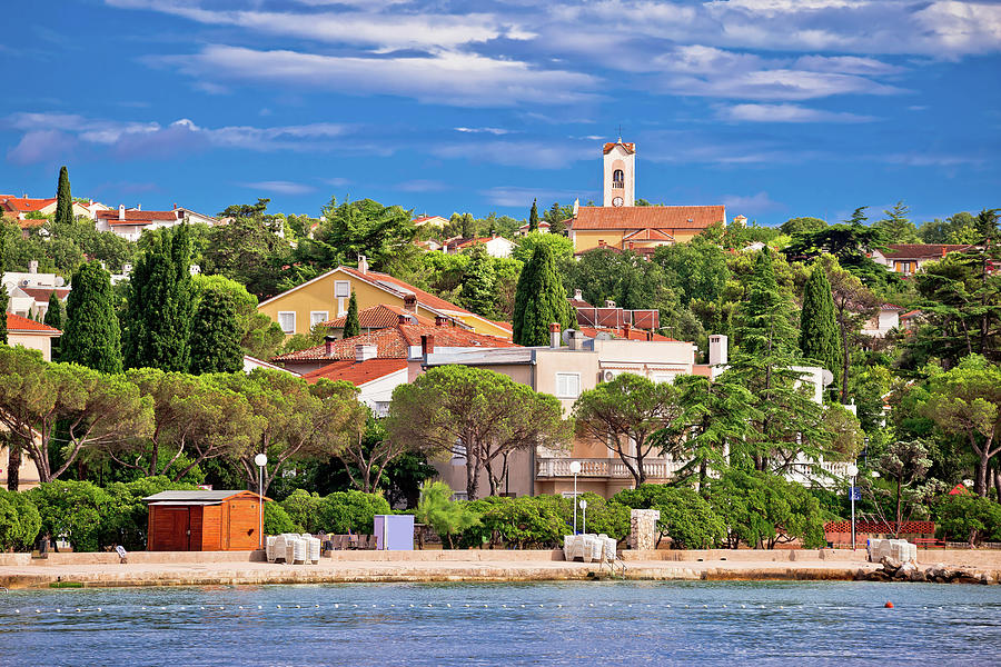 Town of Malinska colorful coastline view Photograph by Brch Photography