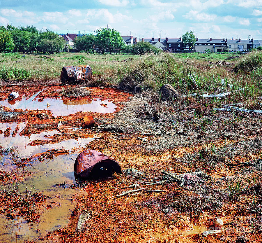 contamination of land