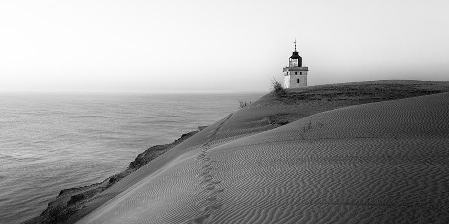 Traces At The Lighthouse. Photograph by Leif Lndal