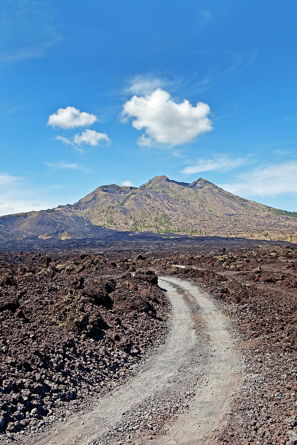 Track To Kintamani Volcano, Bali Photograph by John W Banagan