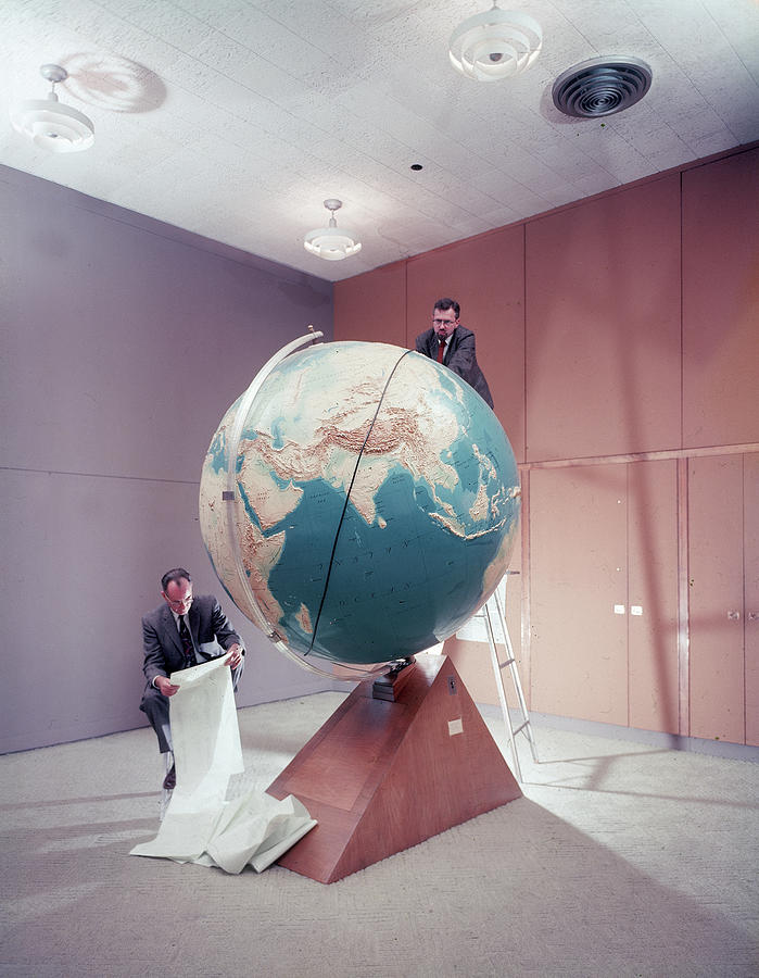 Harvard University Photograph - Tracking Sputnik I by Dmitri Kessel