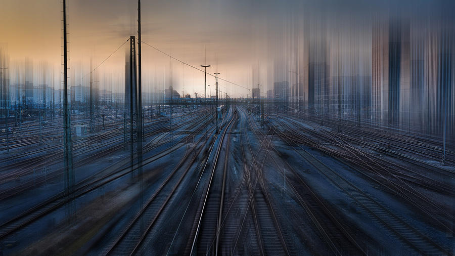 Tracks Photograph - Tracks by Dieter Reichelt