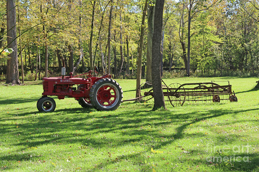 Tractor and Plow 4714 Photograph by Jack Schultz