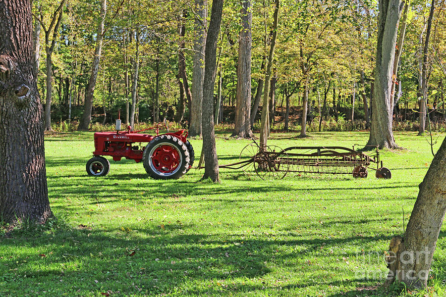 Tractor and Plow 4720 Photograph by Jack Schultz