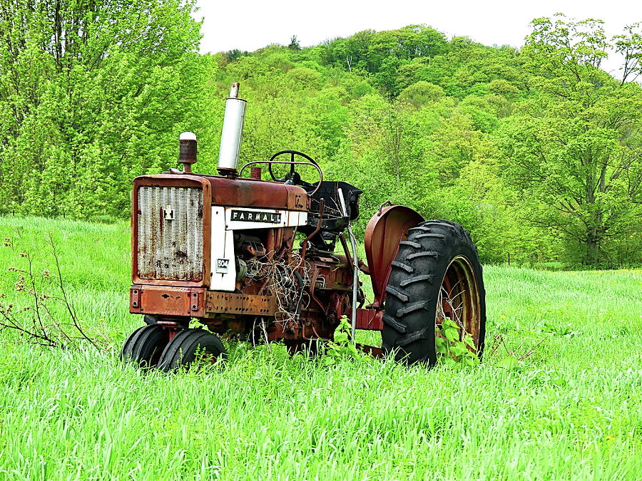 Transportation Photograph - Tractor Farmall 504 by Lyuba Filatova