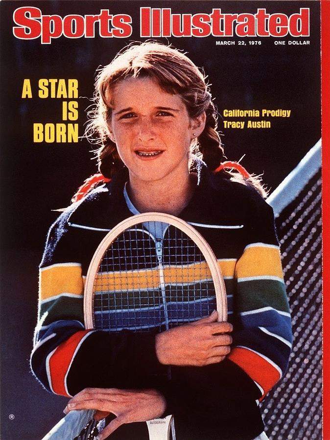 Tracy Austin, California Tennis Prodigy Sports Illustrated Cover Photograph by Sports Illustrated