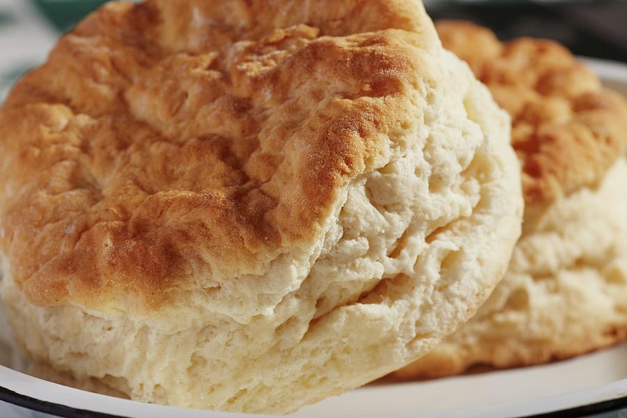 Traditional American Scones known As baking Powder Biscuits In America Photograph by Brian Yarvin