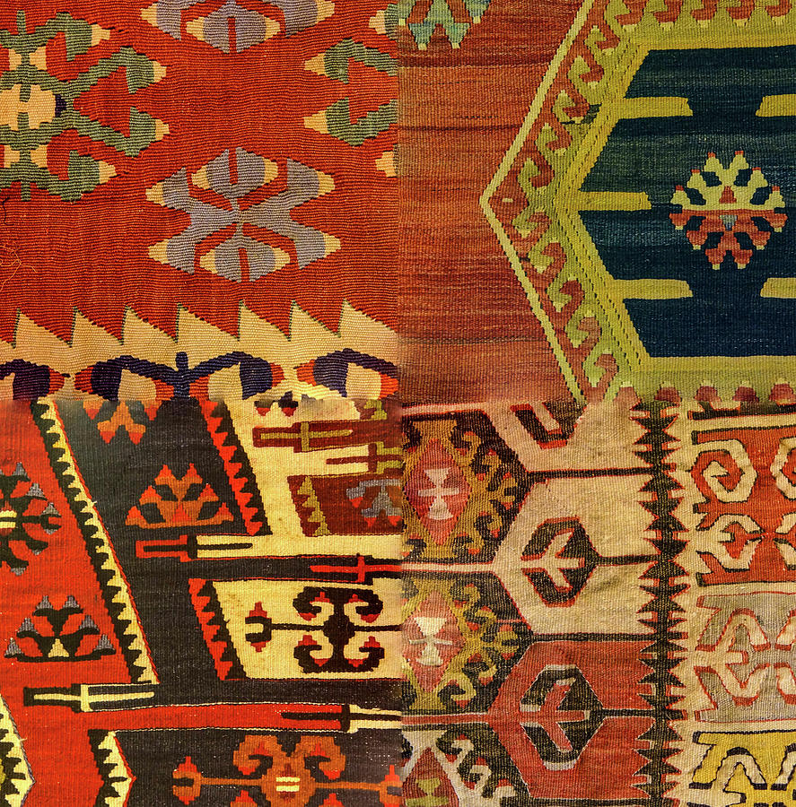 Traditional Anatolian pattern Photograph by Steve Estvanik