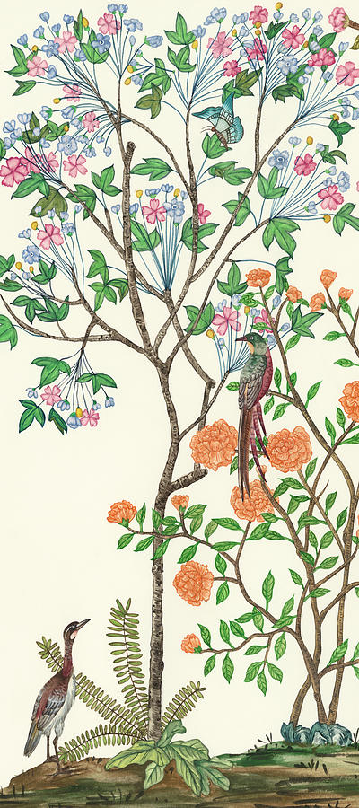 Traditional Chinoiserie I Painting by Melissa Wang
